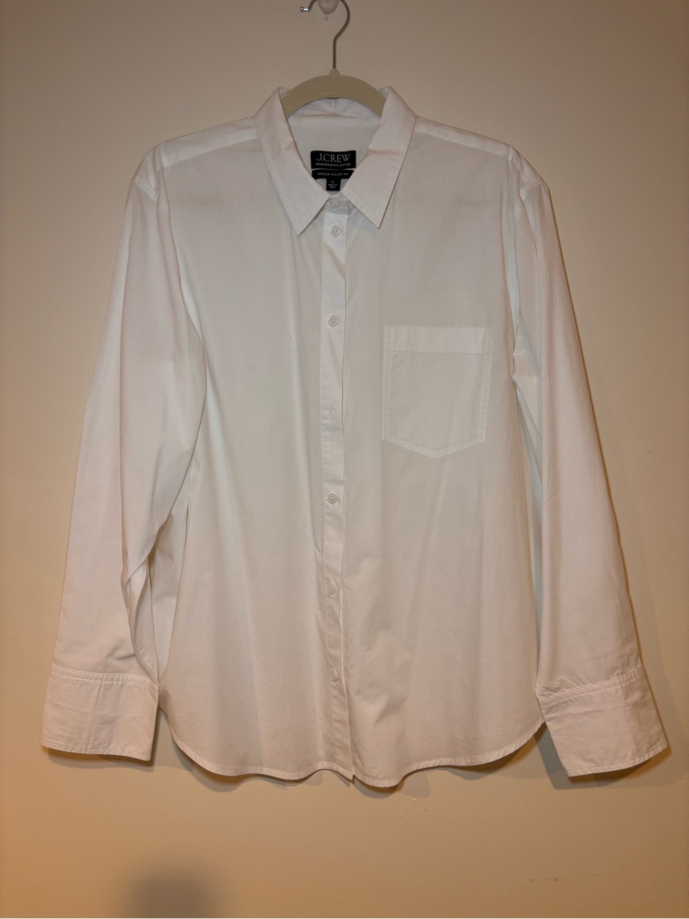 J. Crew Garçon Classic Fit White Shirt